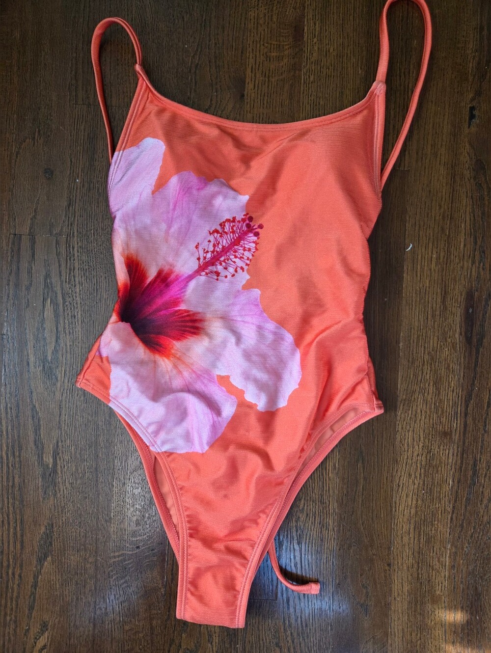 New Wild Fable XS Orange Flower Swimsuit